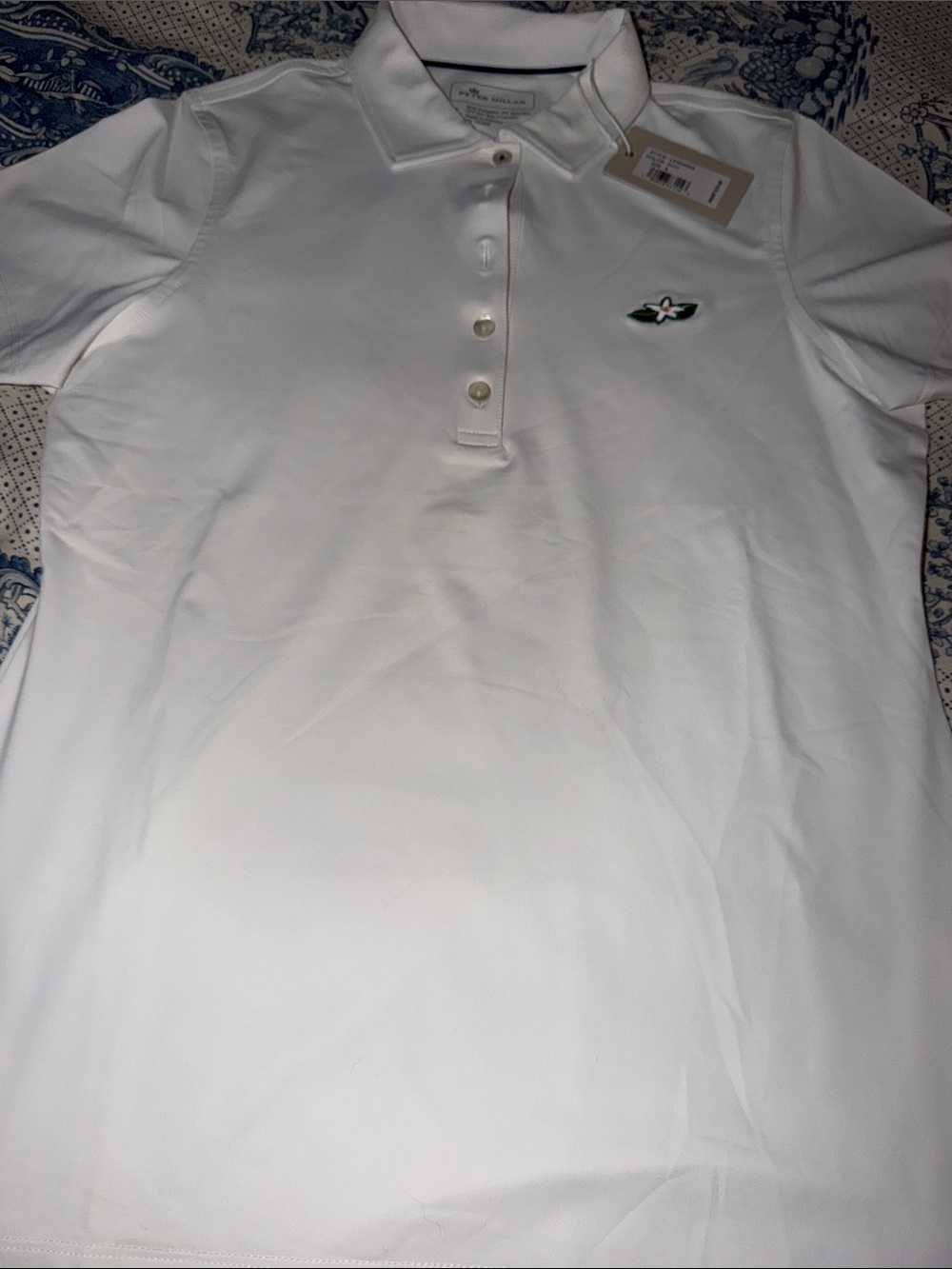 Peter Millar White Polo Shirt
